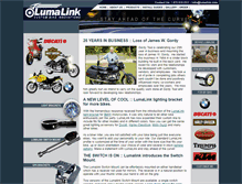 Tablet Screenshot of lumalink.com